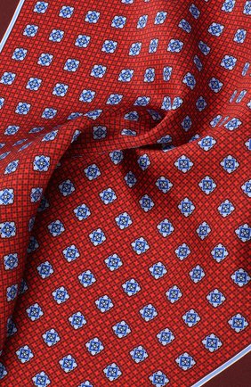 Мужской шелковый платок CANALI красного цвета по цене 7560 руб., арт. 03/HS02985 | Фото 2 Мужской шелковый платок CANALI красного цвета, арт. 03/HS02985 | Фото 2