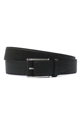 Мужской кожаный ремень KITON черного цвета по цене 68600 руб., арт. USC7140N00709/120-140 | Фото 1 Мужской кожаный ремень KITON черного цвета, арт. USC7140N00709/120-140 | Фото 1