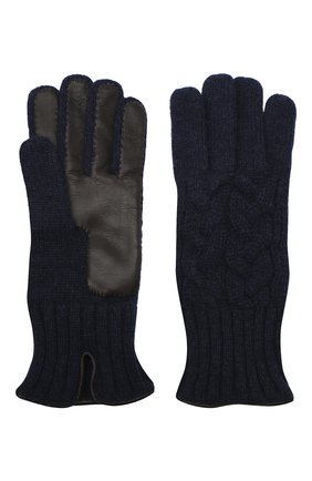 Мужские кашемировые перчатки KITON темно-синего цвета, арт. UGU115X03T25 | Фото 2 (Материал: Кашемир, Шерсть, Текстиль; Кросс-КТ: Трикотаж; Региональные ограничения белый список (Axapta Mercury): RU)