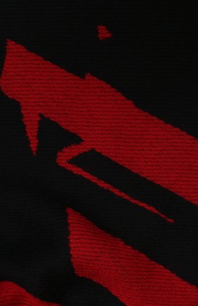 Мужской шарф из шерсти и хлопка PALM ANGELS черного цвета по цене 25200 руб., арт. PMMA019F20KNI0041025 | Фото 2 Мужской шарф из шерсти и хлопка PALM ANGELS черного цвета, арт. PMMA019F20KNI0041025 | Фото 2