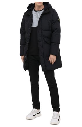 Мужская пуховик STONE ISLAND темно-синего цвета по цене 95300 руб., арт. 731570123 | Фото 2 Мужская пуховик STONE ISLAND темно-синего цвета, арт. 731570123 | Фото 2