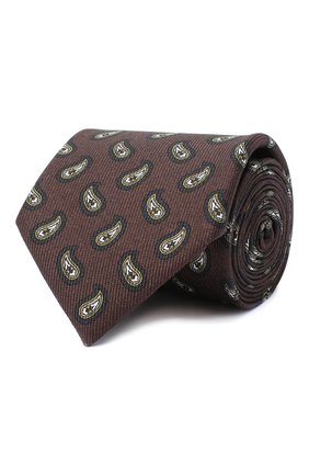 Мужской комплект из галстука и платка BRIONI коричневого цвета по цене 29500 руб., арт. 08A900/0943E | Фото 1 Мужской комплект из галстука и платка BRIONI коричневого цвета, арт. 08A900/0943E | Фото 1