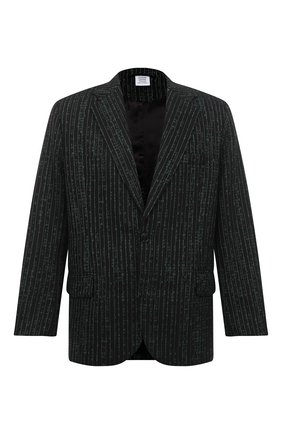 Мужской шерстяной пиджак VETEMENTS зеленого цвета по цене 210500 руб., арт. MAH21JA078 1211 | Фото 1 Мужской шерстяной пиджак VETEMENTS зеленого цвета, арт. MAH21JA078 1211 | Фото 1