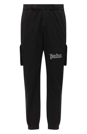 Мужской хлопковые джоггеры PALM ANGELS черного цвета по цене 52950 руб., арт. PMCA078E20FAB0021001 | Фото 1 Мужской хлопковые джоггеры PALM ANGELS черного цвета, арт. PMCA078E20FAB0021001 | Фото 1