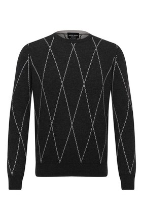 Мужской кашемировый джемпер GIORGIO ARMANI серого цвета по цене 117500 руб., арт. 6HSM34/SM21Z | Фото 1 Мужской кашемировый джемпер GIORGIO ARMANI серого цвета, арт. 6HSM34/SM21Z | Фото 1