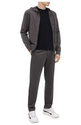 Мужской брюки GIORGIO ARMANI темно-серого цвета по цене 67650 руб., арт. 6HSP53/SJGBZ | Фото 2 Мужской брюки GIORGIO ARMANI темно-серого цвета, арт. 6HSP53/SJGBZ | Фото 2