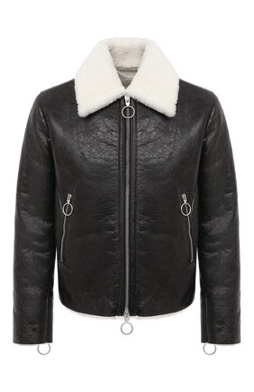 Мужская дубленка OFF-WHITE черного цвета по цене 230500 руб., арт. 0MJA047E20LEA0011001 | Фото 1 Мужская дубленка OFF-WHITE черного цвета, арт. 0MJA047E20LEA0011001 | Фото 1
