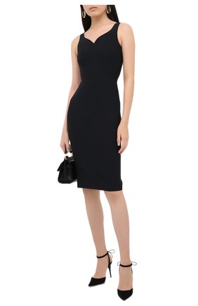 Женское платье ALEXANDER MCQUEEN черного цвета по цене 125500 руб., арт. 627514/QEAAA | Фото 2 Женское платье ALEXANDER MCQUEEN черного цвета, арт. 627514/QEAAA | Фото 2