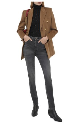 Женская водолазка SAINT LAURENT черного цвета по цене 96050 руб., арт. 631762/YASI2 | Фото 2 Женская водолазка SAINT LAURENT черного цвета, арт. 631762/YASI2 | Фото 2