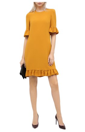 Женская кожаные туфли zoe SAINT LAURENT бордового цвета по цене 48200 руб., арт. 529731/1TV00 | Фото 2 Женская кожаные туфли zoe SAINT LAURENT бордового цвета, арт. 529731/1TV00 | Фото 2