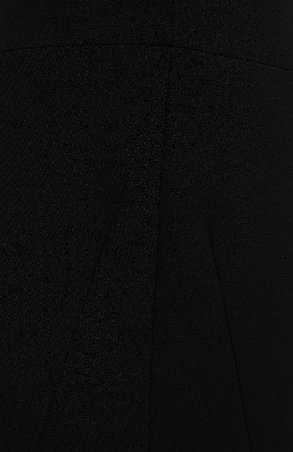 Женская шерстяная юбка GIORGIO ARMANI черного цвета, арт. 0WHNN040/T01V3 | Фото 6 (Материал внешний: Шерсть; Женское Кросс-КТ: Юбка-одежда; Стили: Классический; Длина Ж (юбки, платья, шорты): Миди)
