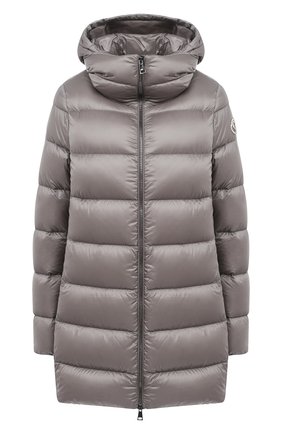 Женский пуховик MONCLER серого цвета по цене 122000 руб., арт. F2-093-1C203-80-C0229 | Фото 1 Женский пуховик MONCLER серого цвета, арт. F2-093-1C203-80-C0229 | Фото 1