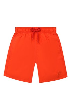Детские плавки-шорты VILEBREQUIN красного цвета, арт. JIMU0D08/193 | Фото 1 (Материал внешний: Синтетический материал; Кросс-КТ: Пляж)