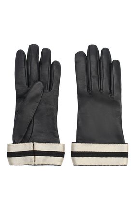 Женские кожаные перчатки GIORGIO ARMANI темно-синего цвета по цене 42850 руб., арт. 794212/0A212 | Фото 2 Женские кожаные перчатки GIORGIO ARMANI темно-синего цвета, арт. 794212/0A212 | Фото 2