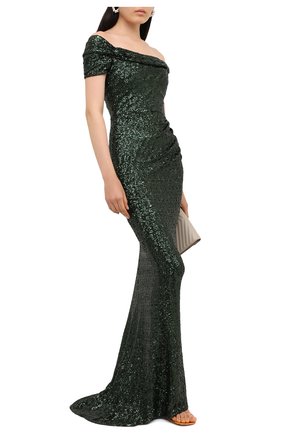 Женское платье с пайетками DOLCE & GABBANA зеленого цвета по цене 458000 руб., арт. F6K1YT/FLM7Q | Фото 2 Женское платье с пайетками DOLCE & GABBANA зеленого цвета, арт. F6K1YT/FLM7Q | Фото 2