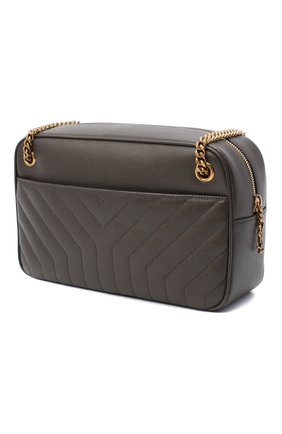 Женская сумка joan SAINT LAURENT темно-серого цвета по цене 131500 руб., арт. 617691/B0WS7 | Фото 3 Женская сумка joan SAINT LAURENT темно-серого цвета, арт. 617691/B0WS7 | Фото 3