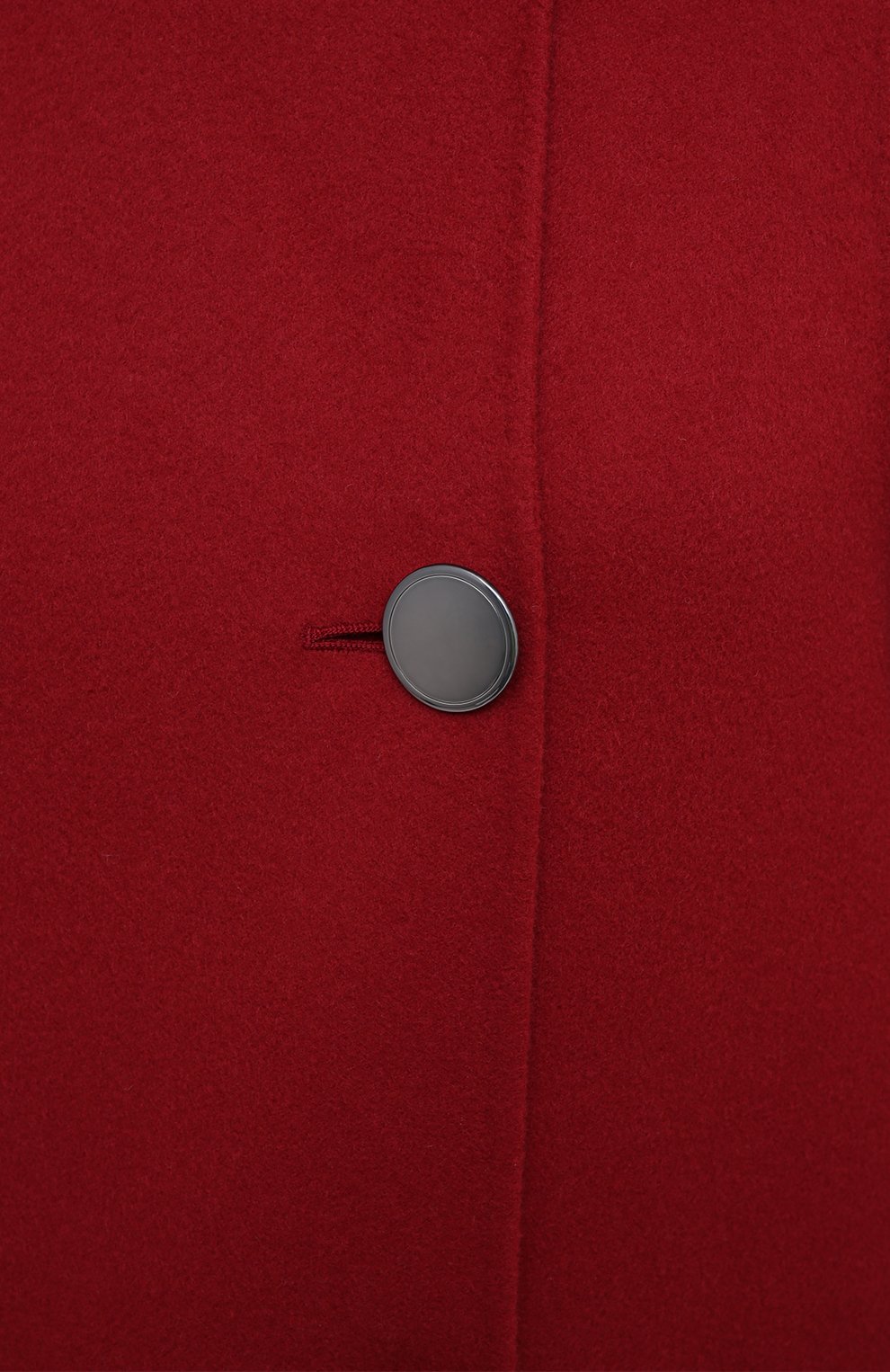 Женское кашемировое пальто GIORGIO ARMANI красного цвета, арт. 0WH0L04W/T00B2 | Фото 6 (Материал внешний: Шерсть, Кашемир; Рукава: Длинные; Длина (верхняя одежда): Длинные; 1-2-бортные: Двубортные)
