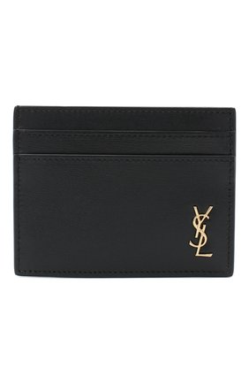 Женский кожаный футляр для кредитных карт SAINT LAURENT черного цвета по цене 17400 руб., арт. 635262/02G0J | Фото 1 Женский кожаный футляр для кредитных карт SAINT LAURENT черного цвета, арт. 635262/02G0J | Фото 1