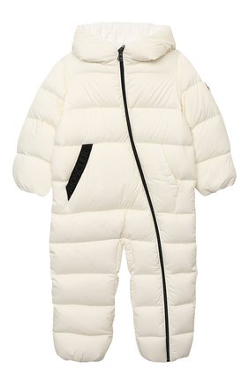 Детский пуховый комбинезон MONCLER белого цвета по цене 59500 руб., арт. F2-951-1G502-00-53333/18M-3A | Фото 1 Детский пуховый комбинезон MONCLER белого цвета, арт. F2-951-1G502-00-53333/18M-3A | Фото 1 (Региональные ограничения белый список (Axapta Mercury): RU; Ростовка одежда: 18 мес | 86 см, 36 мес | 98 см)