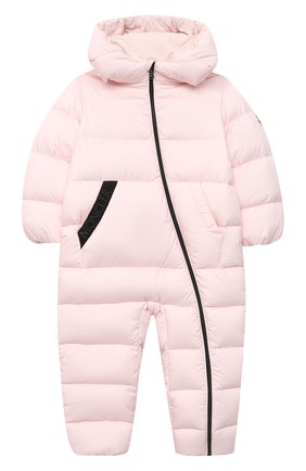 Детский пуховый комбинезон MONCLER светло-розового цвета по цене 59500 руб., арт. F2-951-1G502-00-53333/18M-3A | Фото 1 Детский пуховый комбинезон MONCLER светло-розового цвета, арт. F2-951-1G502-00-53333/18M-3A | Фото 1 (Рукава: Длинные; Материал внешний: Синтетический материал; Материал утеплителя: Пух и перо; Материал подклада: Хлопок; Ростовка одежда: 18 мес | 86 см)