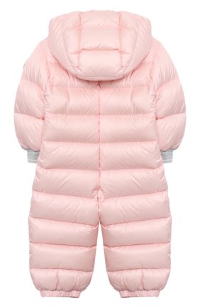 Детского пуховый комбинезон MONCLER светло-розового цвета по цене 45700 руб., арт. F2-951-1G503-10-53048 | Фото 2 Детского пуховый комбинезон MONCLER светло-розового цвета, арт. F2-951-1G503-10-53048 | Фото 2