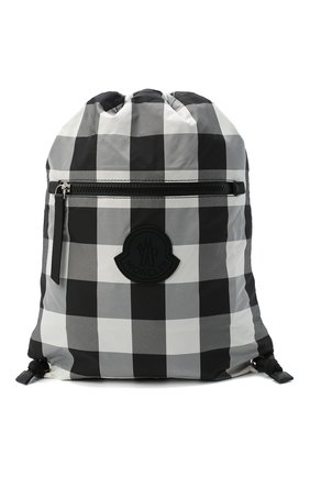 Детская рюкзак MONCLER черно-белого цвета, арт. F2-954-5A700-10-539YJ | Фото 1 (Материал: Текстиль; Региональные ограничения белый список (Axapta Mercury): RU)