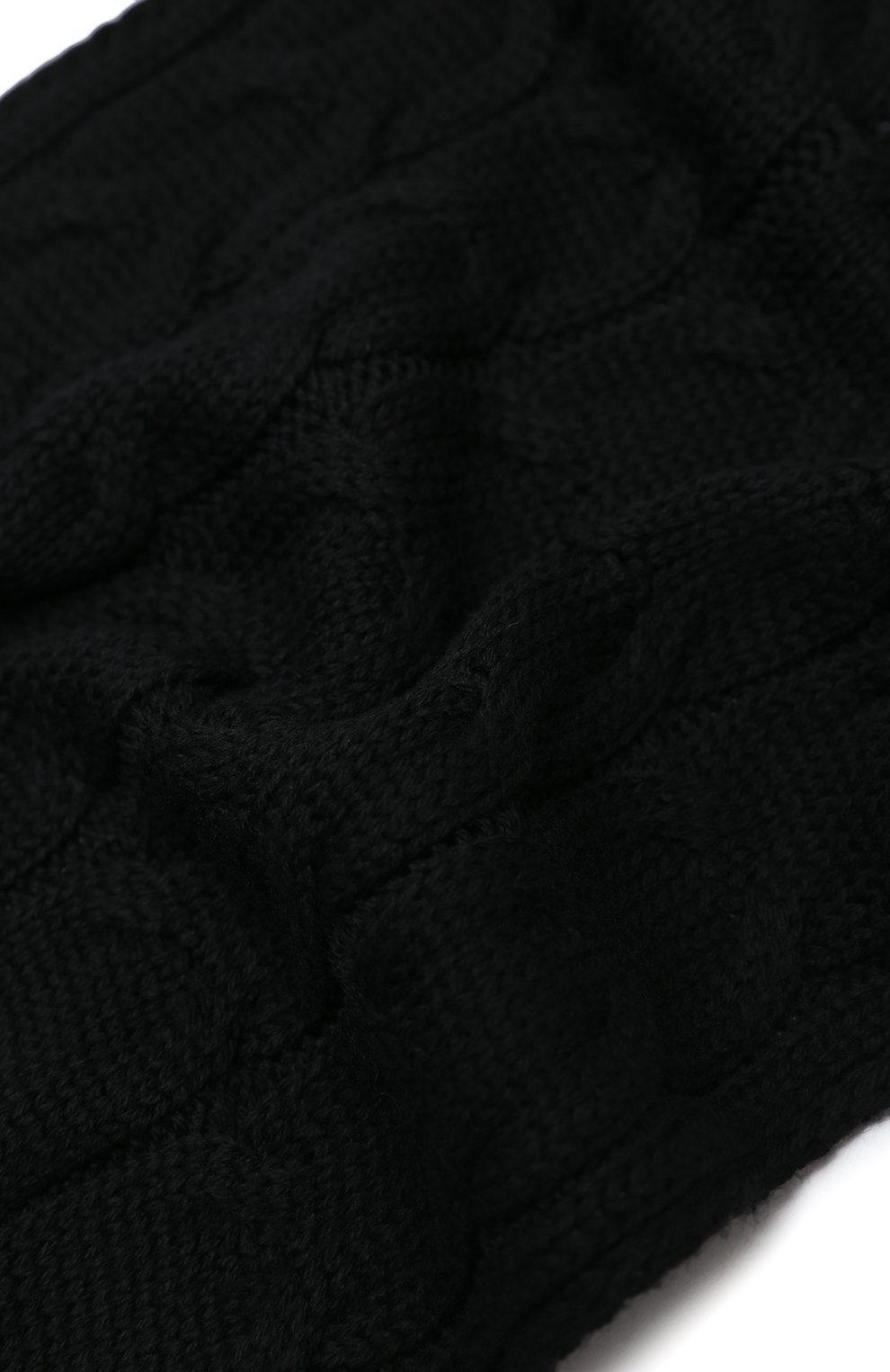 Детский шерстяной шарф MONCLER черного цвета по цене 13000 руб., арт. F2-954-3C700-20-04S02 | Фото 2 Детский шерстяной шарф MONCLER черного цвета, арт. F2-954-3C700-20-04S02 | Фото 2