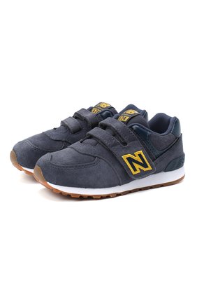 Детские кроссовки 574 NEW BALANCE синего цвета по цене 5990 руб., арт. IV574PNY/M | Фото 1 Детские кроссовки 574 NEW BALANCE синего цвета, арт. IV574PNY/M | Фото 1