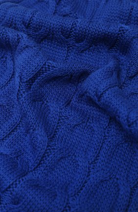 Детский шерстяной шарф MONCLER синего цвета по цене 13000 руб., арт. F2-954-3C700-20-04S02 | Фото 2 Детский шерстяной шарф MONCLER синего цвета, арт. F2-954-3C700-20-04S02 | Фото 2