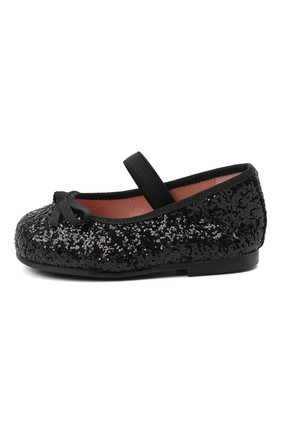 Детские балетки PRETTY BALLERINAS черного цвета по цене 12400 руб., арт. 40.569/KYLIE | Фото 2 Детские балетки PRETTY BALLERINAS черного цвета, арт. 40.569/KYLIE | Фото 2 (Материал внутренний: Натуральная кожа; Материал внешний: Текстиль, Экокожа; Региональные ограничения белый список (Axapta Mercury): RU; Длина стельки: 12,2)