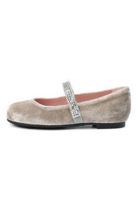 Детские балетки PRETTY BALLERINAS бежевого цвета по цене 11650 руб., арт. 49.099/AFR0DITE-D0 | Фото 2 Детские балетки PRETTY BALLERINAS бежевого цвета, арт. 49.099/AFR0DITE-D0 | Фото 2