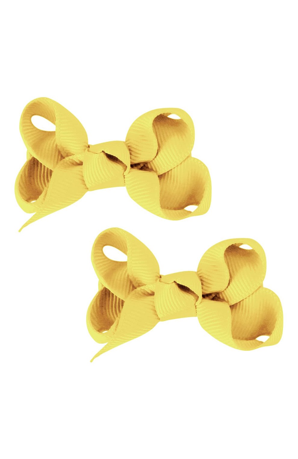Детская комплект из двух заколок boutique bow MILLEDEUX желтого цвета, арт. 640-Pigtail- CGC-01 | Фото 1 (Региональные ограничения белый список (Axapta Mercury): RU)