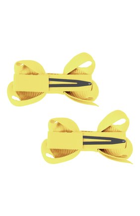 Детская комплект из двух заколок boutique bow MILLEDEUX желтого цвета по цене 0 руб., арт. 640-Pigtail- CGC-01 | Фото 2 Детская комплект из двух заколок boutique bow MILLEDEUX желтого цвета, арт. 640-Pigtail- CGC-01 | Фото 2 (Региональные ограничения белый список (Axapta Mercury): RU)
