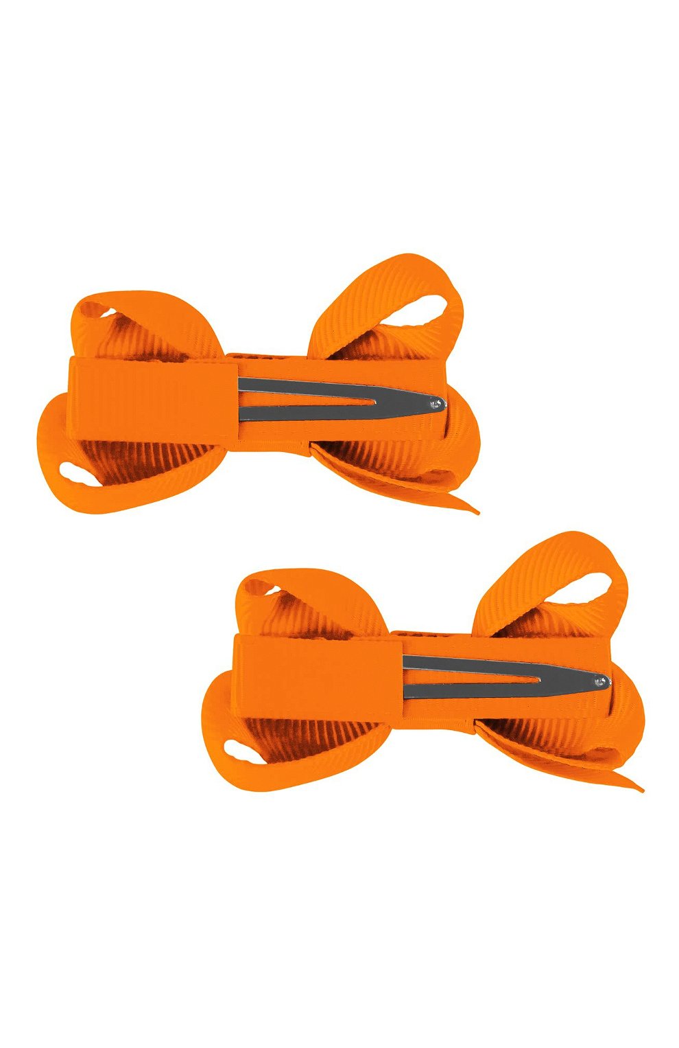 Детская комплект из двух заколок boutique bow MILLEDEUX оранжевого цвета, арт. 668-Pigtail- CGC-01 | Фото 2 (Региональные ограничения белый список (Axapta Mercury): RU)