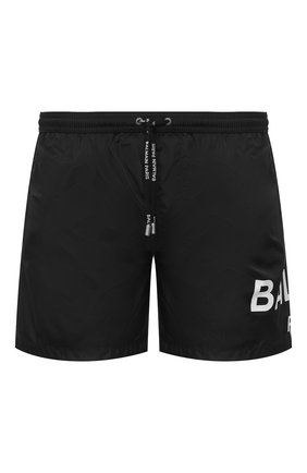Детского плавки-шорты BALMAIN черного цвета по цене 26150 руб., арт. BWB640080 | Фото 1 Детского плавки-шорты BALMAIN черного цвета, арт. BWB640080 | Фото 1