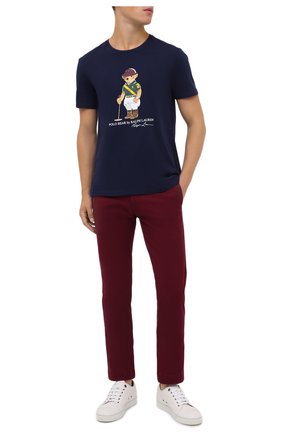 Мужской хлопковые брюки POLO RALPH LAUREN бордового цвета по цене 14400 руб., арт. 710704176 | Фото 2 Мужской хлопковые брюки POLO RALPH LAUREN бордового цвета, арт. 710704176 | Фото 2
