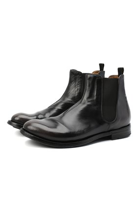 Мужские кожаные челси OFFICINE CREATIVE черного цвета по цене 42900 руб., арт. ANAT0MIA/14/0LD BUFAL0 | Фото 1 Мужские кожаные челси OFFICINE CREATIVE черного цвета, арт. ANAT0MIA/14/0LD BUFAL0 | Фото 1