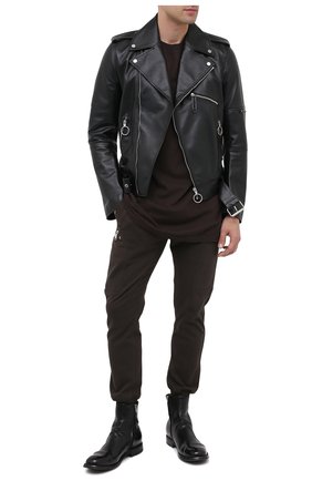 Мужские кожаные сапоги OFFICINE CREATIVE черного цвета по цене 42900 руб., арт. BALANCE/007/AER0 BUFAL0 | Фото 2 Мужские кожаные сапоги OFFICINE CREATIVE черного цвета, арт. BALANCE/007/AER0 BUFAL0 | Фото 2