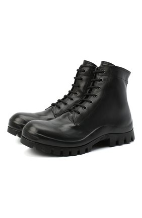 Мужские кожаные ботинки OFFICINE CREATIVE черного цвета по цене 37500 руб., арт. CLEANTREK/002/FI0RE LUX | Фото 1 Мужские кожаные ботинки OFFICINE CREATIVE черного цвета, арт. CLEANTREK/002/FI0RE LUX | Фото 1