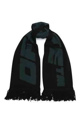 Мужской шарф OFF-WHITE зеленого цвета по цене 29900 руб., арт. 0MMA001E20KNI0031057 | Фото 1 Мужской шарф OFF-WHITE зеленого цвета, арт. 0MMA001E20KNI0031057 | Фото 1 (Материал: Синтетический материал, Текстиль; Кросс-КТ: другое)