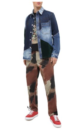Мужская джинсовая рубашка OFF-WHITE синего цвета по цене 89950 руб., арт. 0MYE059E20DEN0014557 | Фото 2 Мужская джинсовая рубашка OFF-WHITE синего цвета, арт. 0MYE059E20DEN0014557 | Фото 2