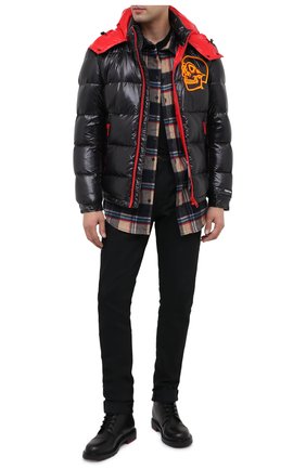 Мужская пуховая куртка PHILIPP PLEIN черного цвета по цене 208590 руб., арт. F20C MRB1538 PNY002N | Фото 2 Мужская пуховая куртка PHILIPP PLEIN черного цвета, арт. F20C MRB1538 PNY002N | Фото 2