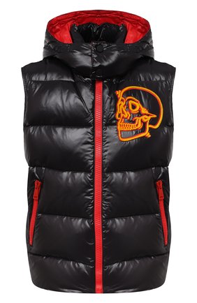 Мужской пуховый жилет PHILIPP PLEIN черного цвета по цене 182700 руб., арт. F20C MRC0134 PNY002N | Фото 1 Мужской пуховый жилет PHILIPP PLEIN черного цвета, арт. F20C MRC0134 PNY002N | Фото 1