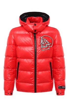 Мужская пуховая куртка PHILIPP PLEIN красного цвета по цене 208590 руб., арт. F20C MRB1538 PNY002N | Фото 1 Мужская пуховая куртка PHILIPP PLEIN красного цвета, арт. F20C MRB1538 PNY002N | Фото 1