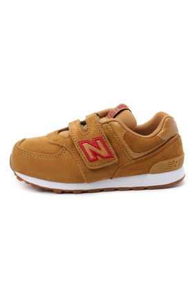 Детские кроссовки 574 NEW BALANCE коричневого цвета по цене 5990 руб., арт. IV574PBR/M | Фото 2 Детские кроссовки 574 NEW BALANCE коричневого цвета, арт. IV574PBR/M | Фото 2