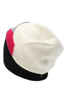 Детского шерстяная шапка MONCLER белого цвета, арт. F2-954-9Z707-10-A9402 | Фото 2 (Материал: Шерсть, Текстиль)