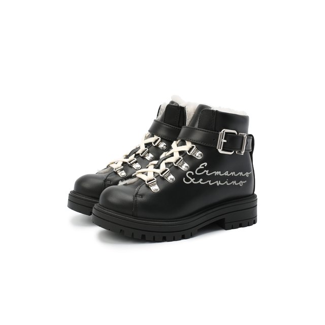 Кожаные ботинки Ermanno Scervino 66525/RUNNER/28-35