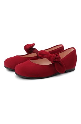 Детские замшевые балетки PRETTY BALLERINAS бордового цвета по цене 10600 руб., арт. 49.102/ANGELIS/ANGELIS | Фото 1 Детские замшевые балетки PRETTY BALLERINAS бордового цвета, арт. 49.102/ANGELIS/ANGELIS | Фото 1