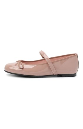Детские кожаные балетки PRETTY BALLERINAS бежевого цвета по цене 11650 руб., арт. 49.114-R/SHADE/SHADE/C0T0N | Фото 2 Детские кожаные балетки PRETTY BALLERINAS бежевого цвета, арт. 49.114-R/SHADE/SHADE/C0T0N | Фото 2