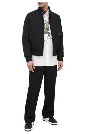 Мужская хлопковая рубашка OFF-WHITE белого цвета по цене 55200 руб., арт. 0MGA138F20FAB0020140 | Фото 2 Мужская хлопковая рубашка OFF-WHITE белого цвета, арт. 0MGA138F20FAB0020140 | Фото 2